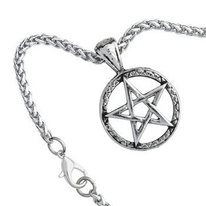 wisior + łańcuch PENTAGRAM