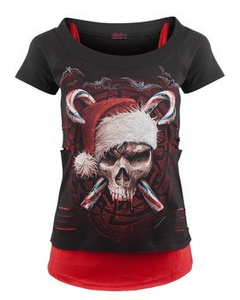 bluzka damska CANDY CANE SANTA