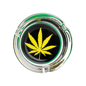 popielniczka szklana TRAWKA 24