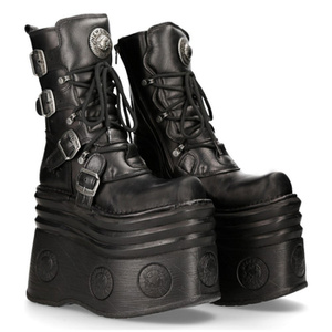 buty NEW ROCK ITALI Y NOMADA NEGRO, SPACE E-51 ( 3 entresuelas ) [ M-373-C415]