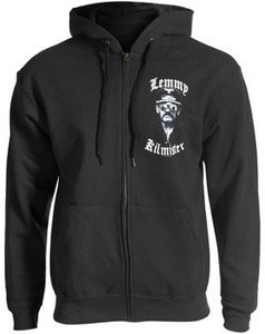 bluza LEMMY - WITH SUNGLASSES, rozpinana z kapturem