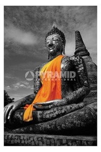 plakat BUDDHA - ORANGE