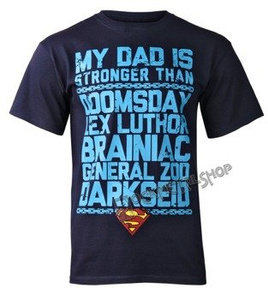 koszulka SUPERMAN - FATHER, MAN OF THE DAY