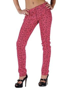 spodnie damskie LIVING DEAD SOULS pink (TR367)