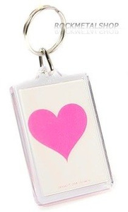 brelok do kluczy PINK HEART