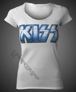 bluzka damska KISS - DISTRESSED WHITE