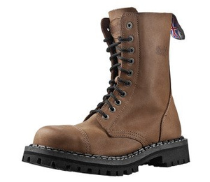 glany STEADY'S - 10 dziurek, brązowe / CRAZY (STE/10)