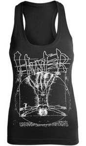 bluzka damska HUNTER - VITRUVIAN na ramiączkach