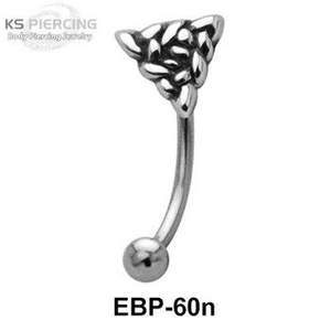 KOLCZYK DO BRWI TRÓJKAT