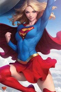 plakat SUPERMAN - SUPERGIRL