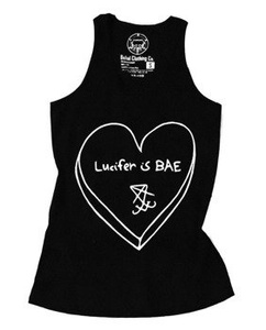 bluzka damska BELIAL - LUCIFER IS BAE na ramiączkach