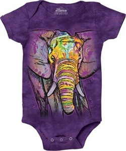 body dziecięce THE MOUNTAIN - RUSSO ELEPHANT, barwione