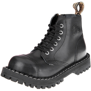 glany STEEL - BLACK (6 dziurek) z suwakiem