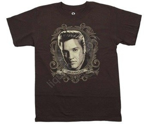 koszulka ELVIS PRESLEY - LOVE ME TENDER brązowa