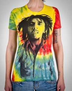 bluzka damska BOB MARLEY - SEPIA DYE ,barwiona