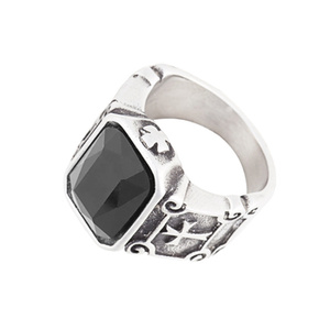 pierścień BLACK STONE