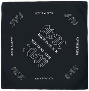 bandana AC/DC - BACK IN BLACK