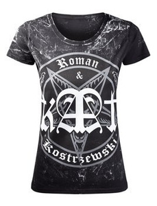 bluzka damska KAT & ROMAN KOSTRZEWSKI - PENTAGRAM (ALLPRINT WHITE)