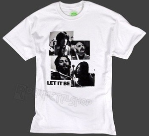koszulka THE BEATLES - LET IT BE biała