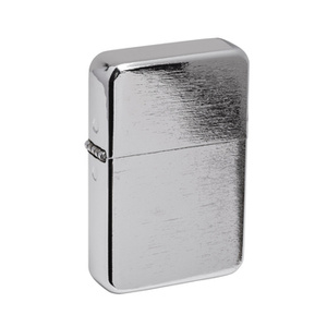 zapalniczka benzynowa SREBRNA - CHROM SZCZOTKOWANA