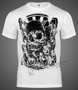 koszulka BLACK ICON - SKATE SKULL (MICON035 WHITE)