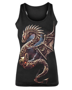 bluzka damska DRAGON COGS bezrękawnik