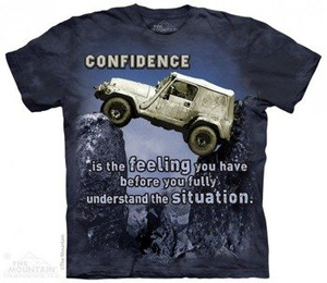 koszulka THE MOUNTAIN - JEEP OUTDOOR, barwiona