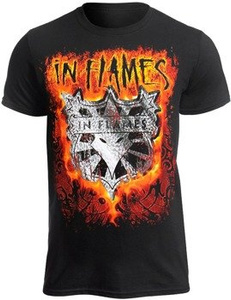 koszulka IN FLAMES - SHIELD IN FLAMES