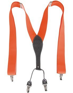 szelki damskie pomarańczowe, 35 mm