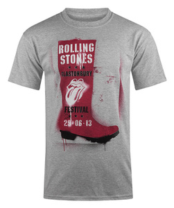 koszulka ROLLING STONES - GLASTONBURY RED WELLIE