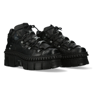 buty NEW ROCK CRUST NEGRO, TOWER CASCO NEGRO + lateral + PICOS NEGRO [M-WALL106-S13]