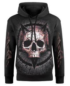 bluza CRACKING UP, kangurka z kapturem