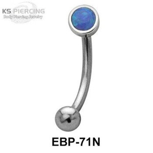 KOLCZYK DO BRWI  NIEB/ZIEL