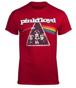 koszulka PINK FLOYD - DARK SIDE RETRO RED