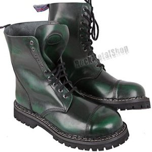 glany STEADY'S - 10 dziurek, zielone przecierane (STE/10)