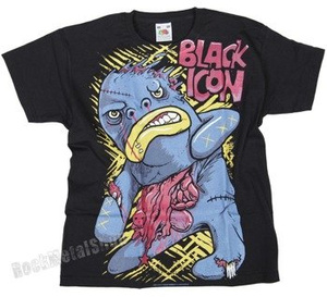 koszulka dla dzieci BLACK ICON - BIGMO czarna