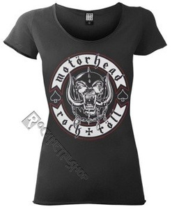 bluzka damska MOTORHEAD - BIKER BADGE ciemnoszara