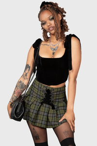 gorsetowy top KILLSTAR - TOXIC FLORA