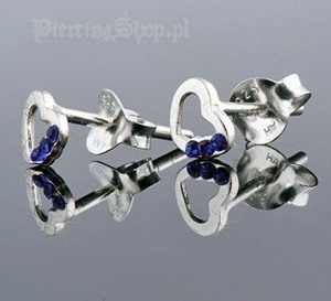 kolczyki do uszu SERCE NIEB