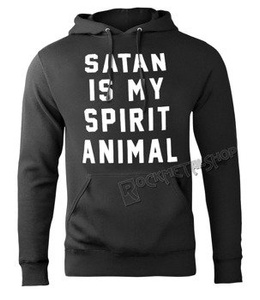 bluza BLACK CRAFT - SATAN IS MY SPIRIT ANIMAL, kangurka z kapturem