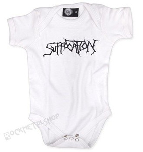 body dziecięce  SUFFOCATION - LOGO white