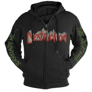 bluza DESTRUCTION - RELEASE FROM AGONY 30 YEARS, rozpinana z kapturem