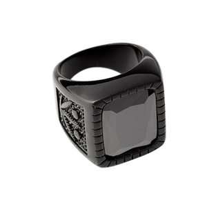 pierścień BLACK STONE