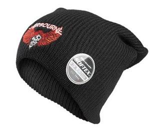 czapka zimowa AIRBOURNE - RNR SKULL BLACK BEANIE
