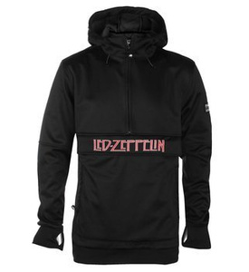bluza LED ZEPPELIN, techniczna kangurka z kapturem