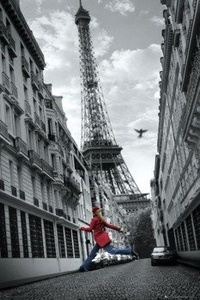 plakat PARIS - SKIPPING GIRL