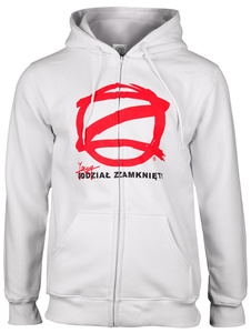 bluza JARY ODDZIAŁ ZAMKNIĘTY - ODDZIAŁ JUŻ ZAMKNIĘTY JEST, rozpinana z kapturem