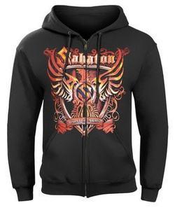 bluza SABATON - COAT OF ARMS rozpinana z kapturem
