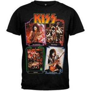 koszulka KISS - PLAYING CARDS