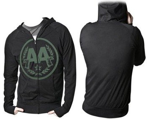 bluza ASKING ALEXANDRIA - CIRCLE LOGO, rozpinana z kapturem
